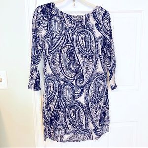 3.1 Phillip Lim Blue & White Paisley Dress